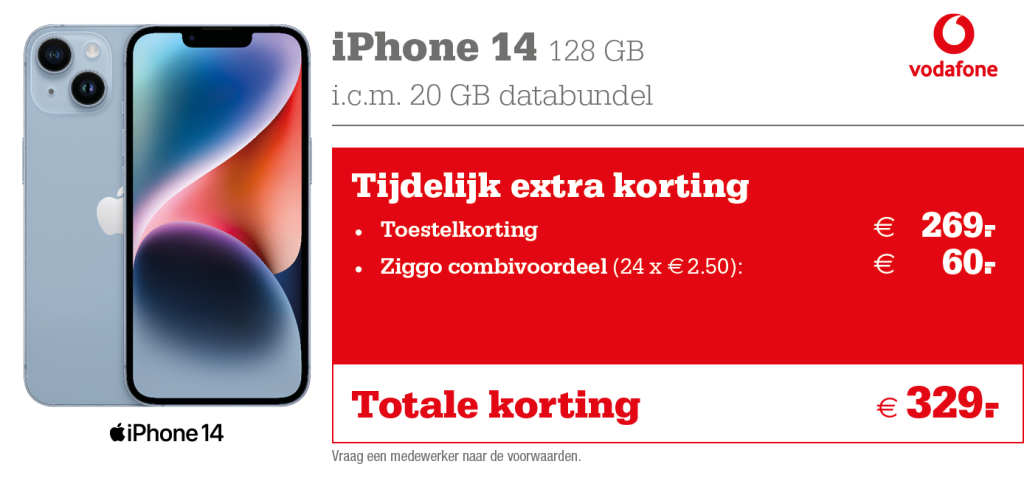 iPhone 15 aanbieding Vodafone