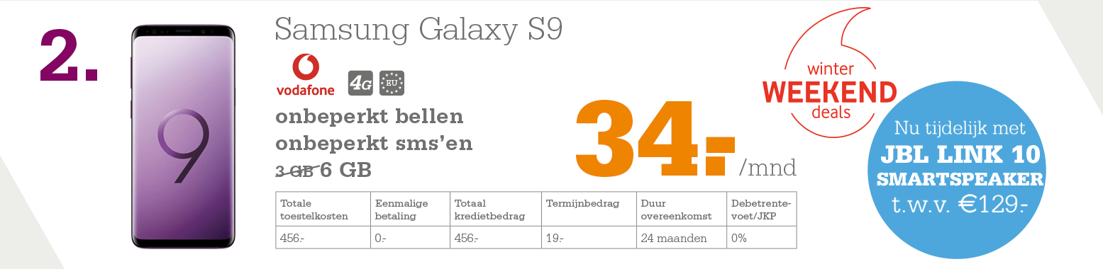 December top deal top-5; Vodafone