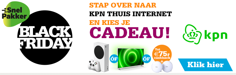 KPN internet aanbieding met gratis Xbox, Philips LED TV of gratis Super Wifi en cashbac