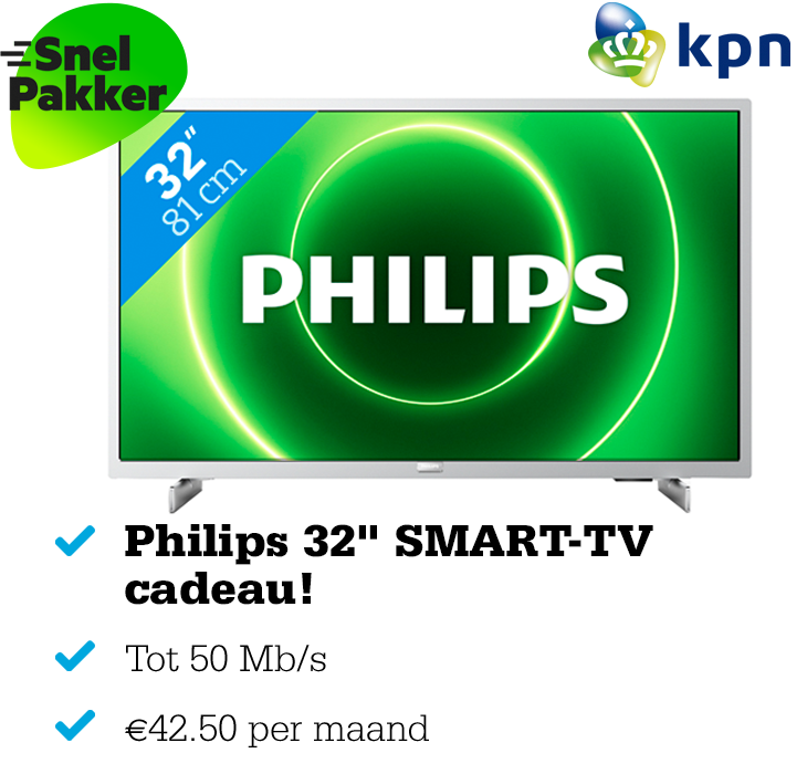 KPN met gratis Smart TV t.w.v. €299,- | Telecombinatie