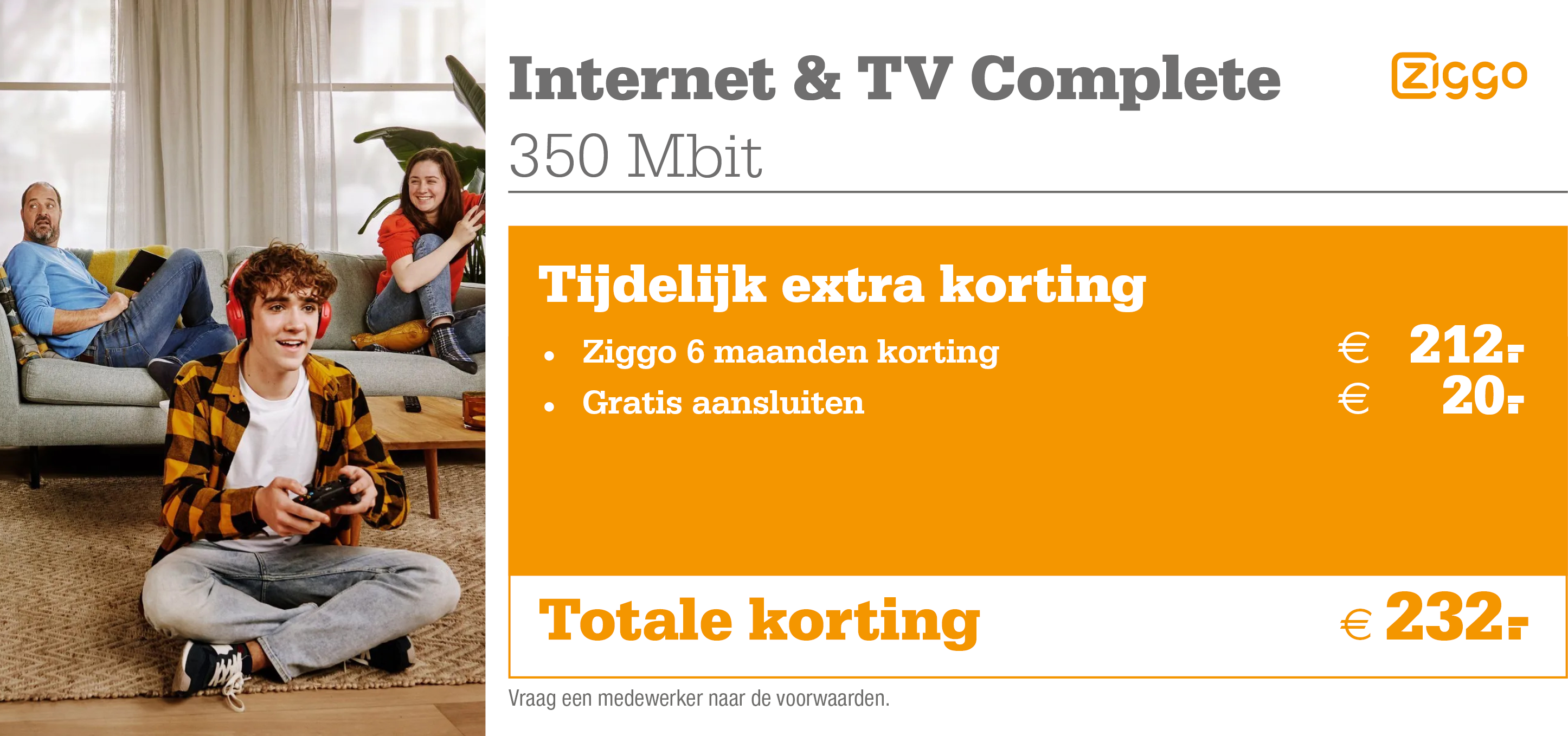 Kortingstabel Ziggo