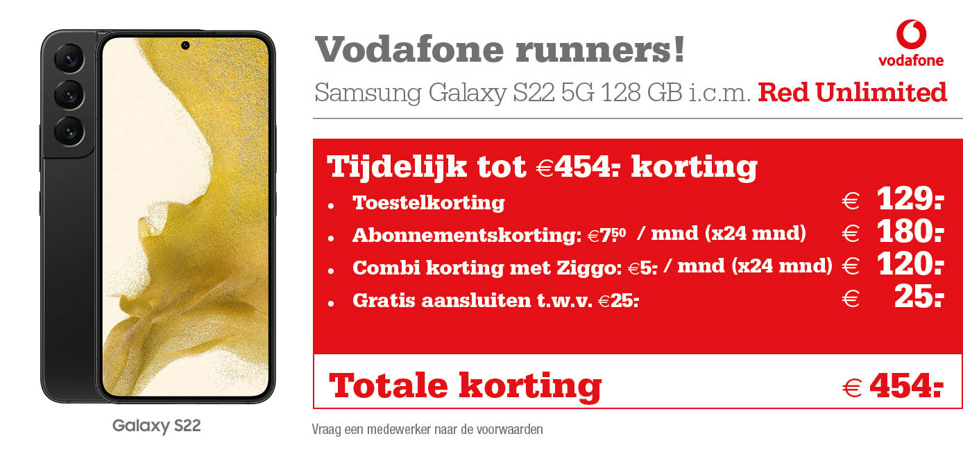 Samsung Galaxy S22 aanbieding