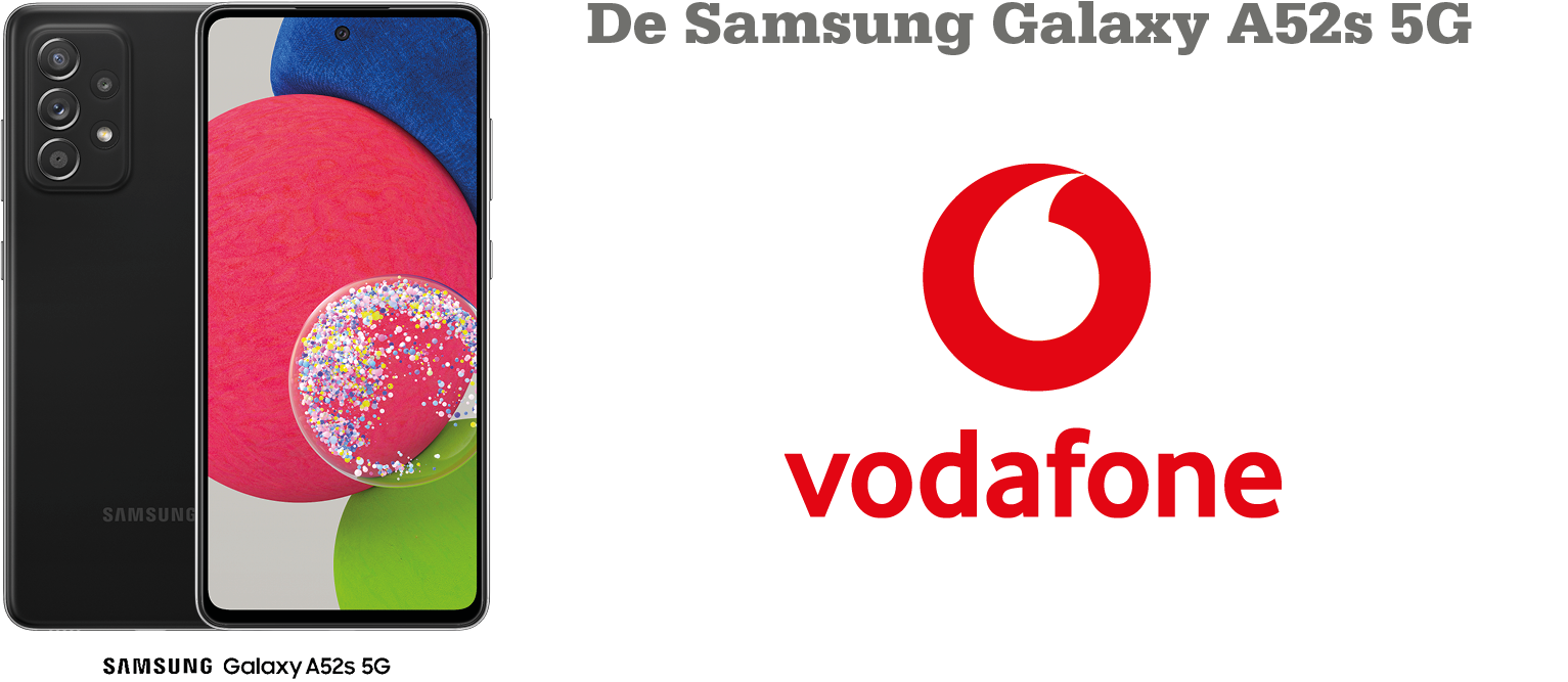 AFBEELDING Vodafone icm Samsung Galaxy A52s
