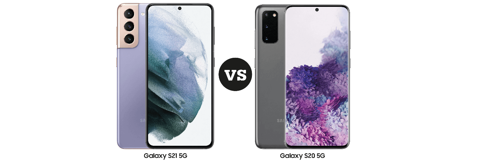 Samsung Galaxy S21 versus Samsung Galaxy S20