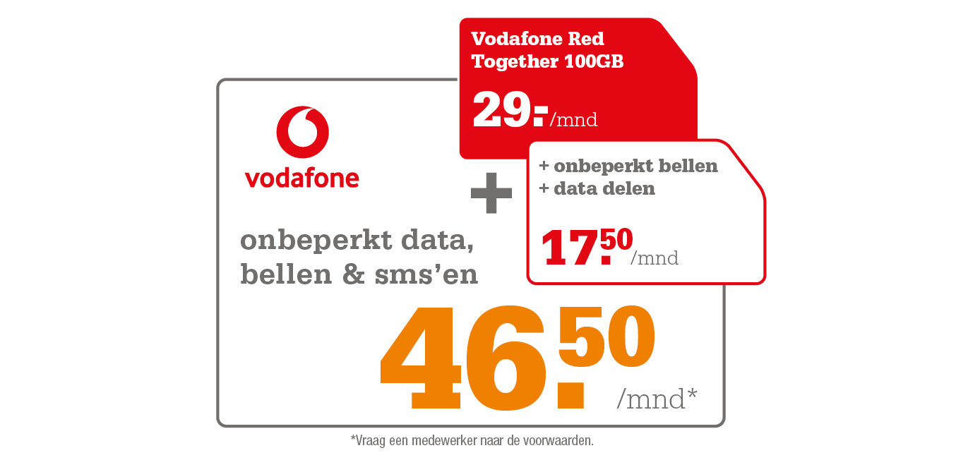 Vodafone Back to school deals i.c.m. Vodafone