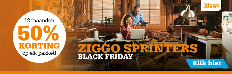Black Friday banner Ziggo