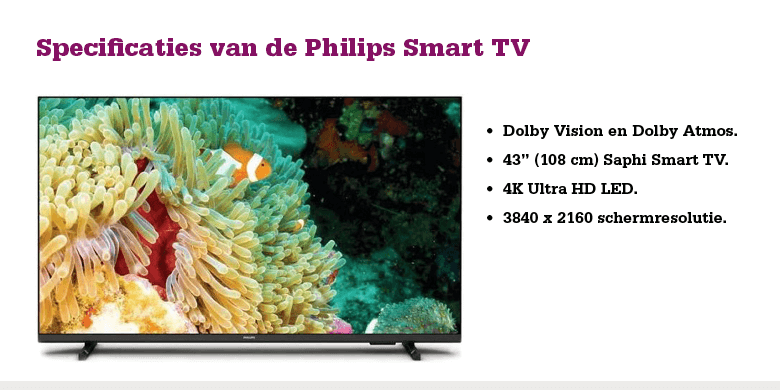 Philips 43 Ultra HD TV