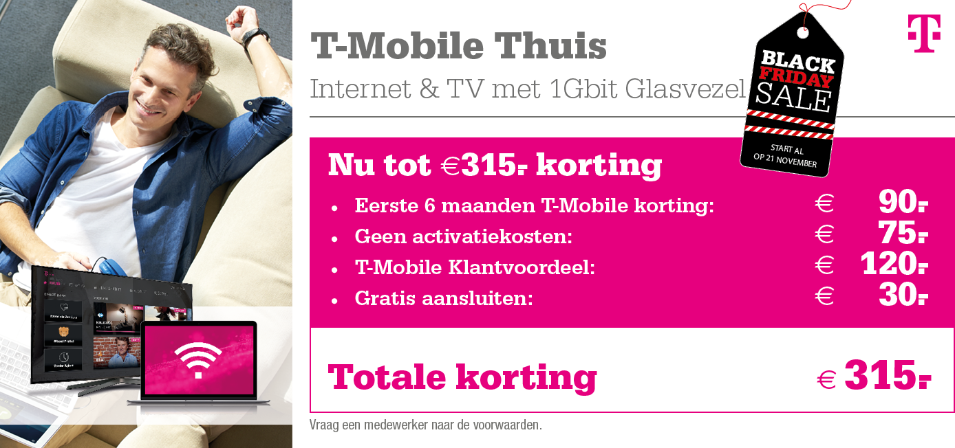 Kortingstabel Black Friday Tmobile Thuis