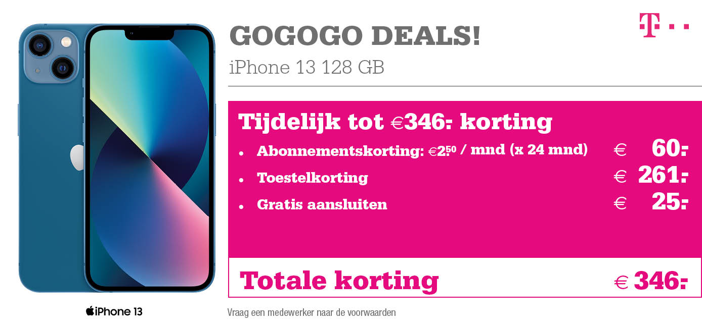 T-Mobile GOGOGO DEALS iPhone 13