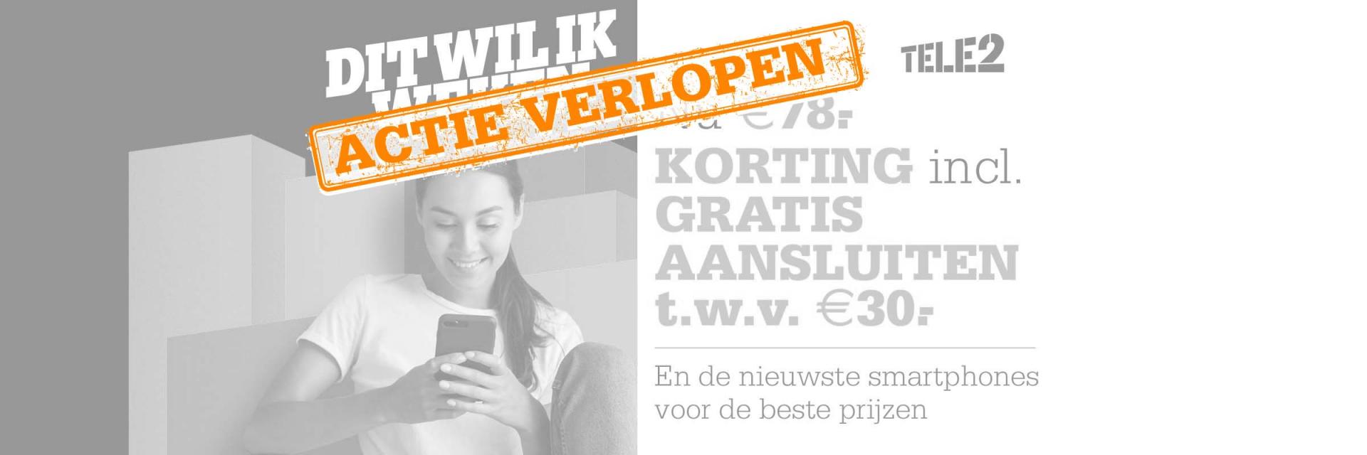 TELE2: Hoge kortingen tijdens de DIT WIL IK WEKEN en gratis aansluiten! | Telecombinatie Tele2: Hoge Kortingen Tijdens De Dit Wil Ik Weken En Gratis Aansluiten! | Telecombinatie