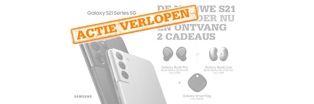 Gratis Galaxy Buds & Galaxy SmartTag bij de Samsung Galaxy S21