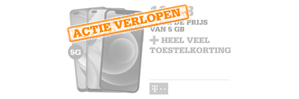 T-Mobile: 10GB voor de prijs van 5GB!