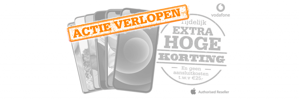 Nu extra hoge korting op top-toestellen i.c.m. Vodafone Red!