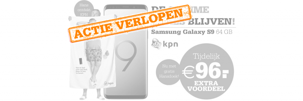 De Samsung S9: met €96,- extra voordeel en gratis Hansdoek 