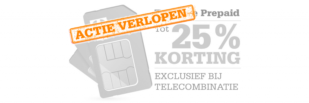 Tot 25% korting op T-Mobile Prepaid