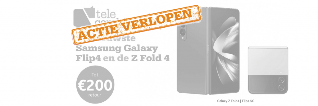 Samsung Galaxy Z Flip4 & Z Fold4pre-order cashback aanbieding