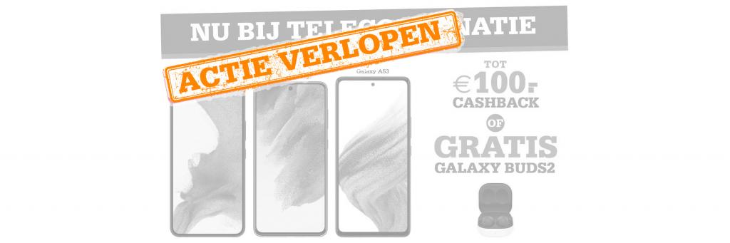Cashback op Samsung Galazy S22 of Galaxy Buds2