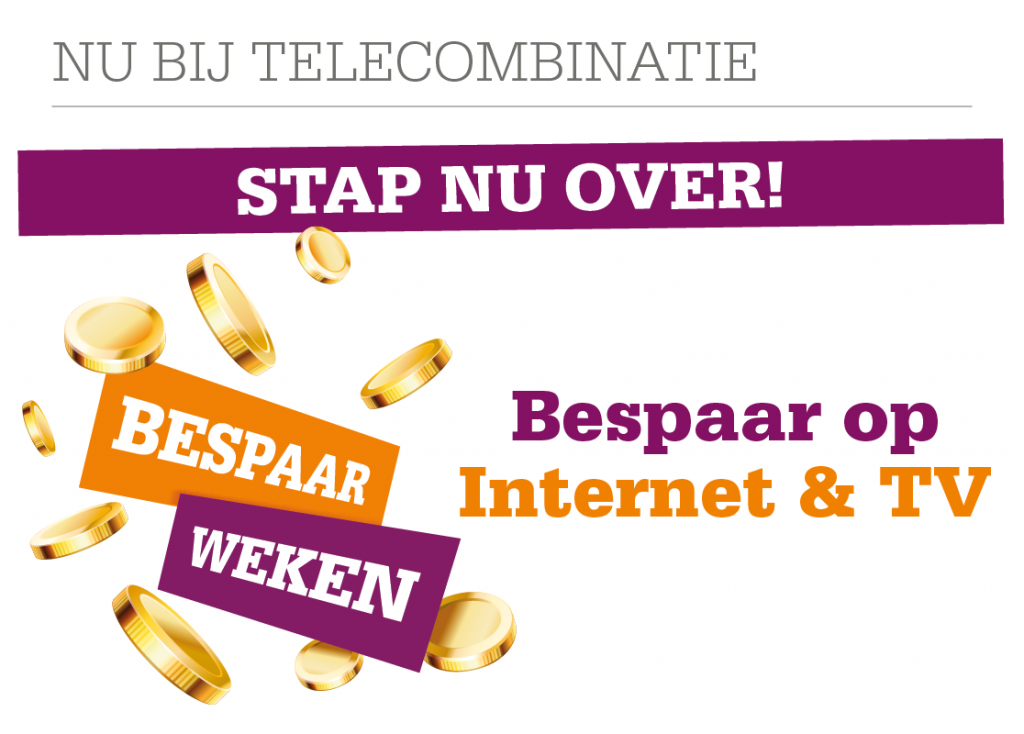 Bespaar op je internet & TV abonnement