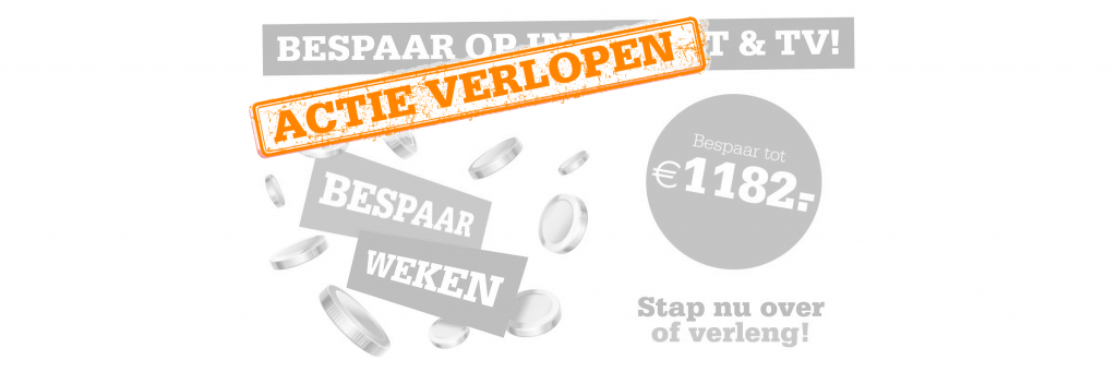 Bespaarweken internet & TV verlopen