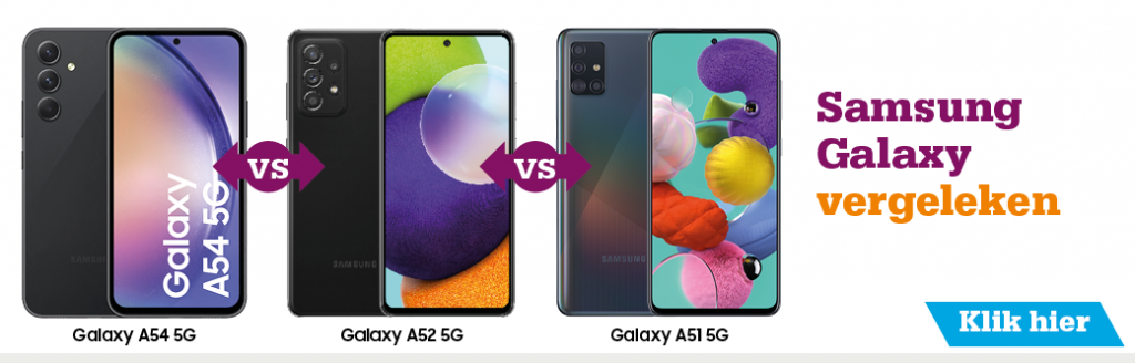Samsung Galaxy A54 vs A52 vs A51