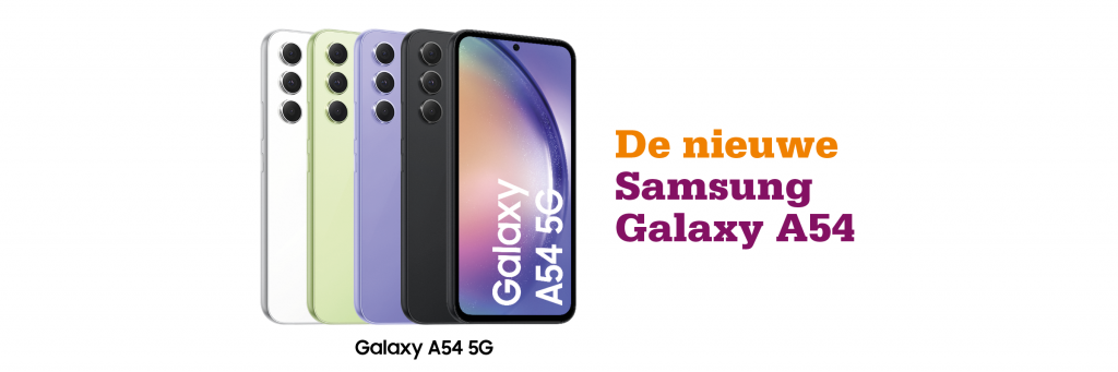 Header introductie Samsung Galaxy A54