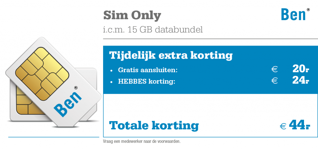 Kortingstabel Ben SO