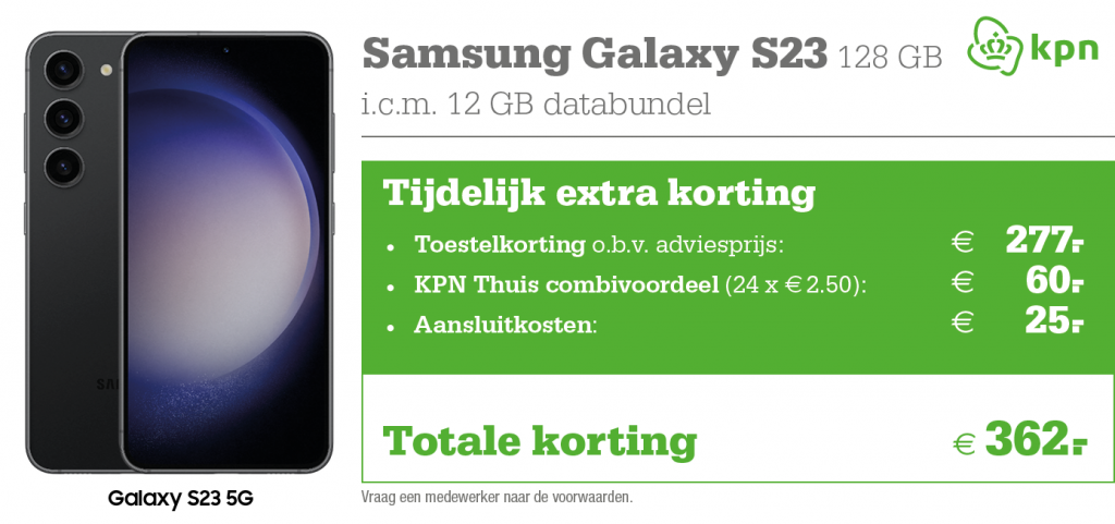 actie samsung 23