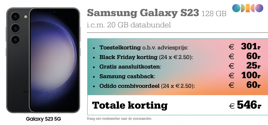 Kortingstabellen S23