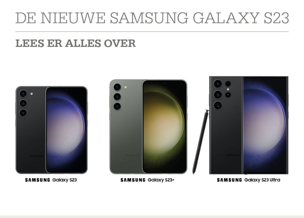 Samsung Galaxy S23 nieuw