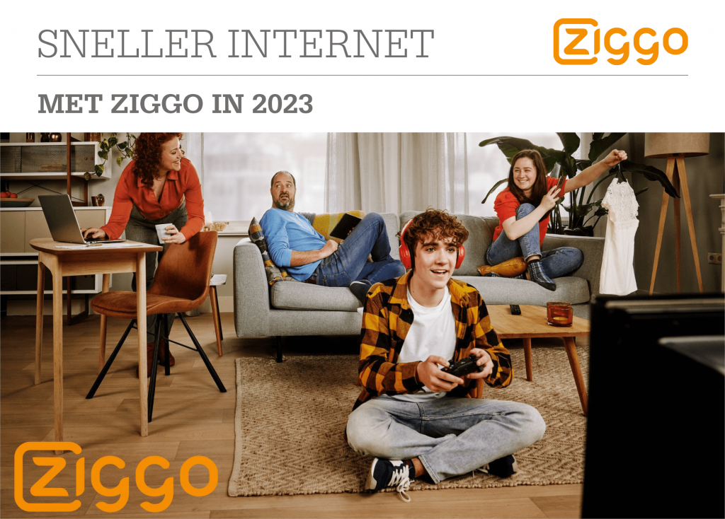 2023 - Ziggo verhoogt internetsnelheid