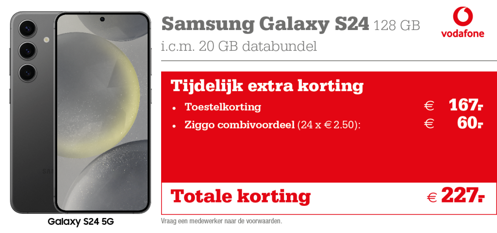 Samsung Galaxy S24 aanbieding Odido