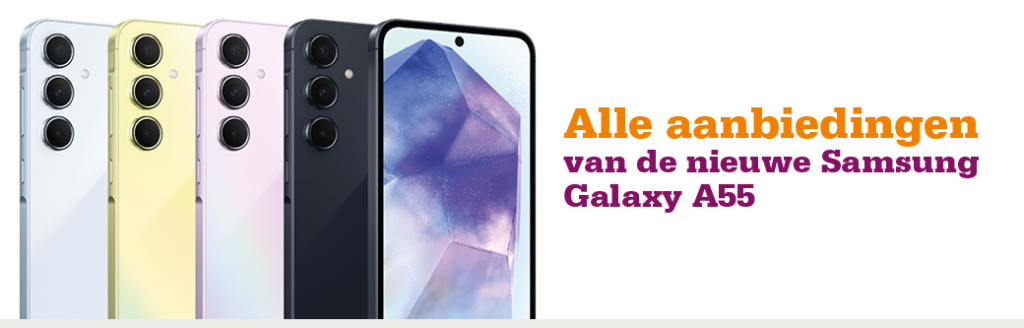 Samsung Galaxy A55 alle aanbiedingen