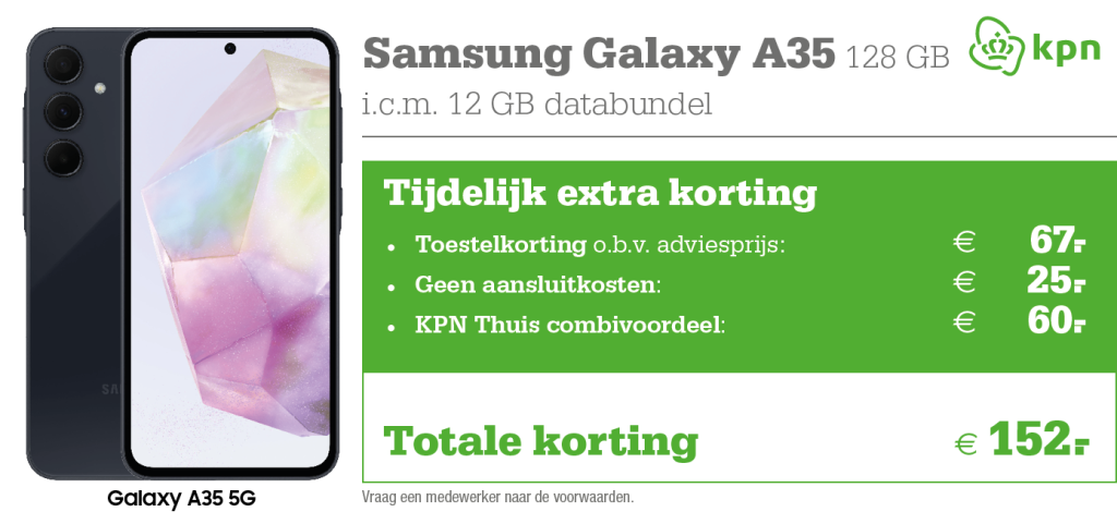 Samsung A54 aanbieding KPN