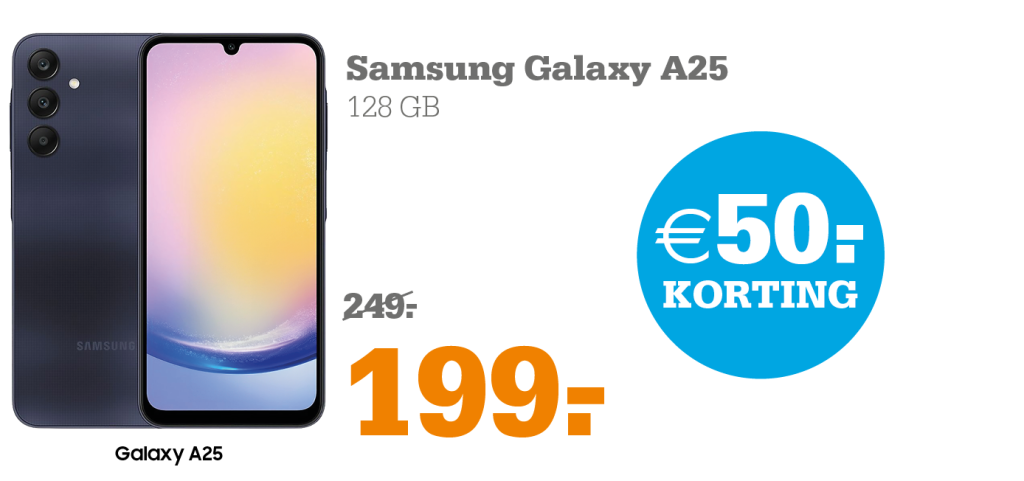 Samsung Galaxy A25 aanbieding