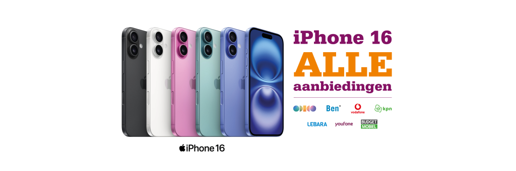 iPhone 16 en 16 Pro alle aanbiedingen