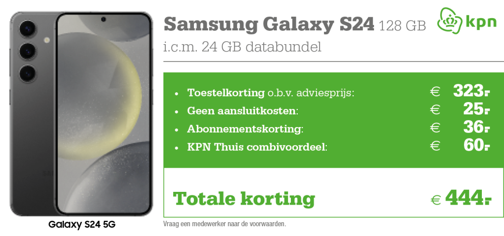 kortingstabel S24 KPN