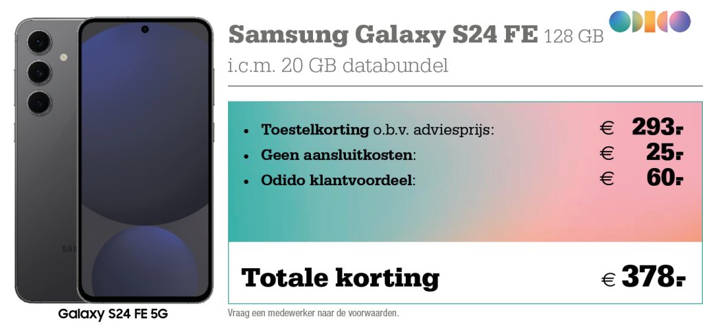 kortingstabel S24FE