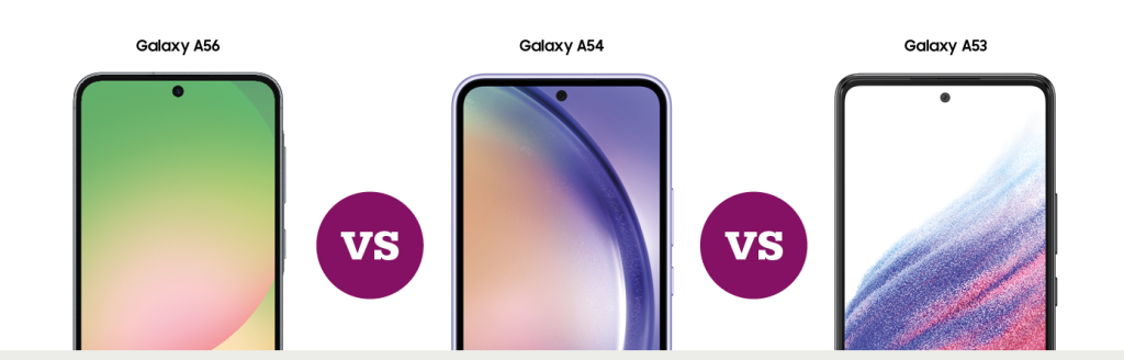 versus A56v A54 A53