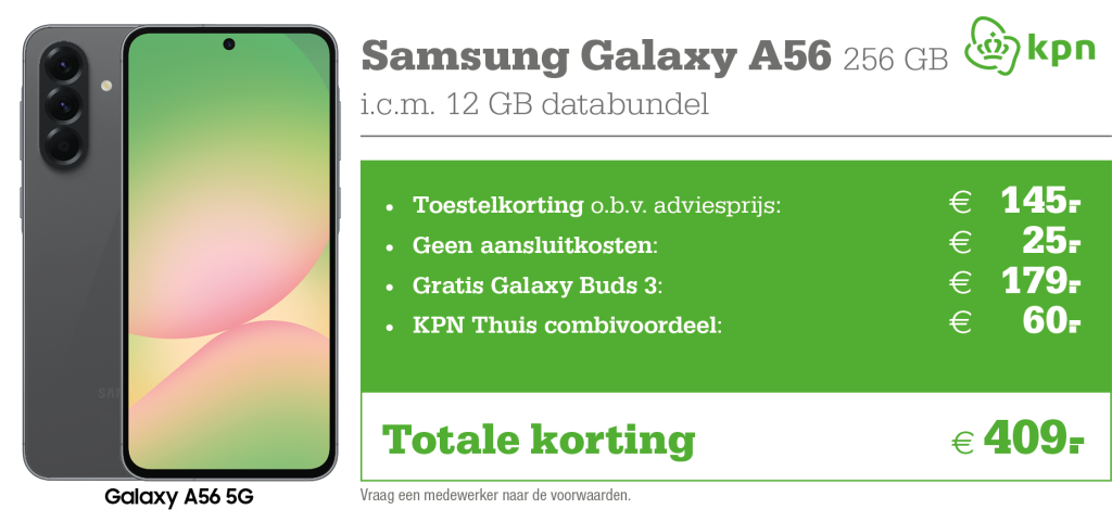 kortingstabel A56