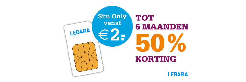 Alle aanbiedingen van Lebara bij Telecombinatie