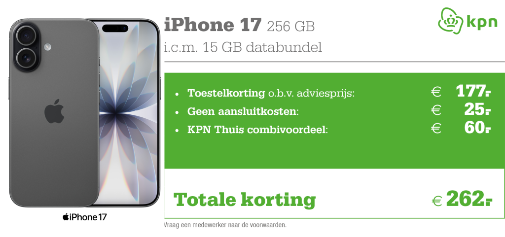 iPhone 17 aanbieding KPN