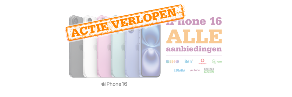 iPhone 16 en 16 Pro alle aanbiedingen