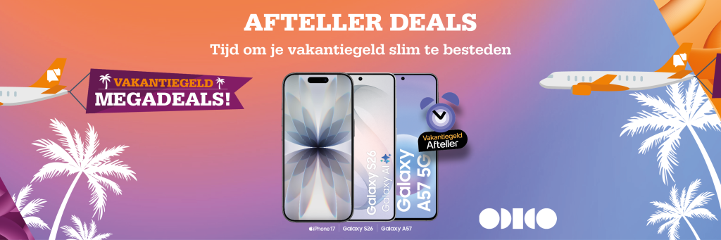 Odido vakantiegeld aftellers