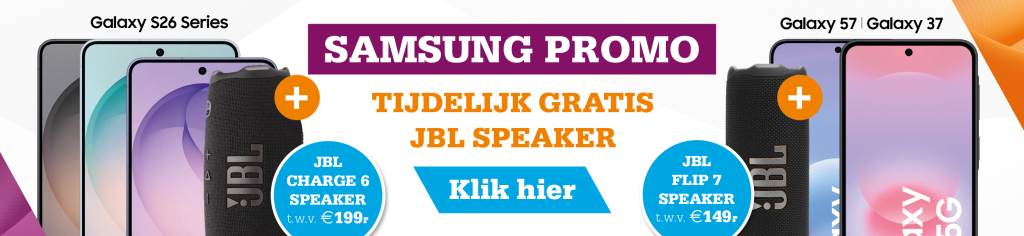Samsung met gratis JBL speaker!