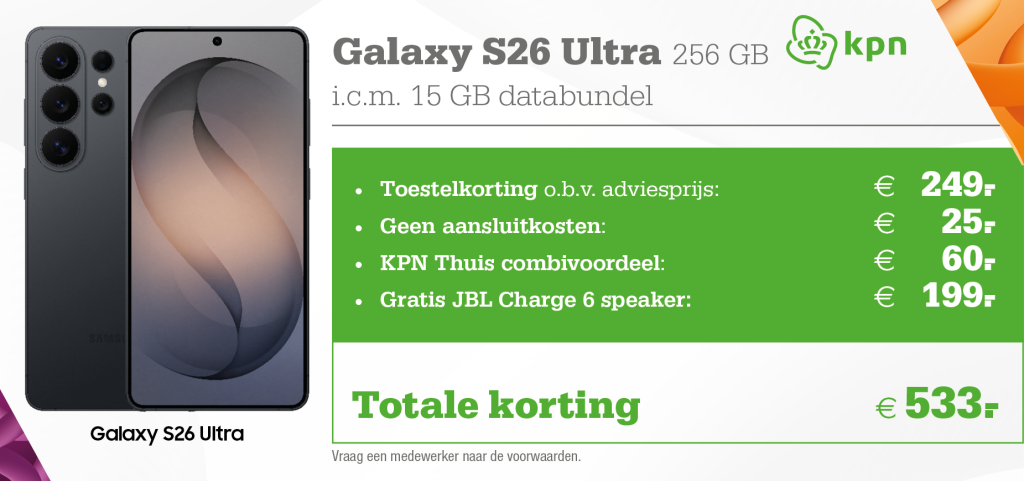 Samsung Galaxy S26 Ultra KPN