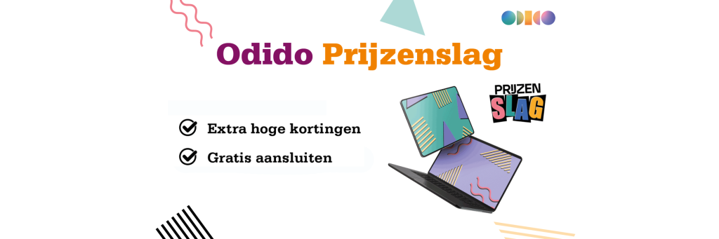 ODIDO Prijzenslag: hoge kortingen op Smartphones, Sim Only en Internet & TV