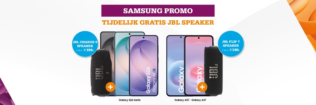 Gratis JBL speaker bij jouw nieuwe Samsung