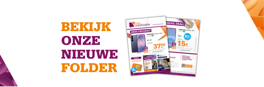 Alle acties van Telecombinatie in één overzicht: lees hier onze folder